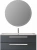 Тумба с раковиной Cezares Eco 120 ECO-CER-N-1200-2C-SO-GR-P графит