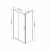 Душевой уголок Vincea Garda VSR-1G1015CL 100x150 хром