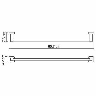 Полотенцедержатель WasserKRAFT Dill K-3930
