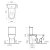 Унитаз Vitra INTEGRA ROUND 9833B003-7206 безободковый с бачком, с крышкой микролифт