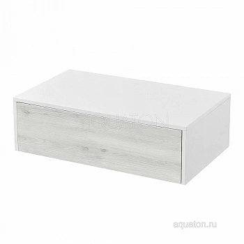 Нижняя тумба Акватон Сакура 80 светлое дерево / белый