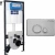 Инсталляция для унитаза Pestan Sava Fix Slim SET40006463 кнопка матовый хром/глянцевый хром Инсталляция для унитаза Pestan Sava Fix Slim SET40006463 кнопка матовый хром/глянцевый хром