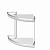 Полочка угловая двойная AM.PM SENSE L A7456200 34