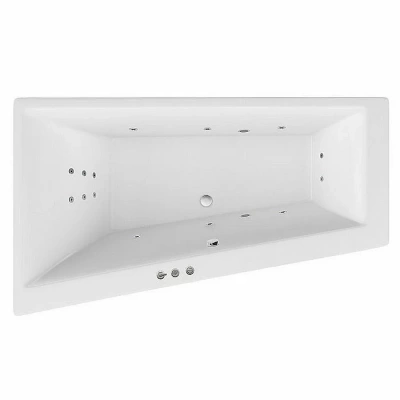 Ванна акриловая EXCELLENT Sfera Slim SMART WAEX.SFL17S.SMART.CR 170x100 белая с гидромассажем