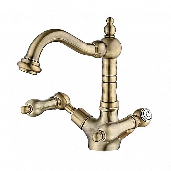 Смеситель для раковины Caprigo Adria Classic Metal 03M-526-vot бронза