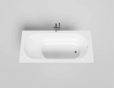 Ванна Salini Ornella S-Sense 102314MRH 170х80 белая/снаружи RAL матовая