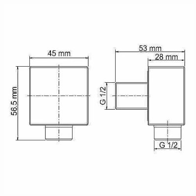 Подключение для шланга WasserKRAFT A179