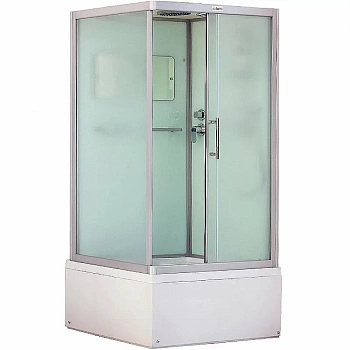 Душевая кабина Esbano Elegancia ES-108CKRB 100x80 стекло матовое/профиль белый