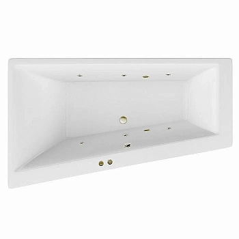 Ванна акриловая EXCELLENT Sfera SOFT WAEX.SFL17.SOFT.BR 170x100 белая с гидромассажем