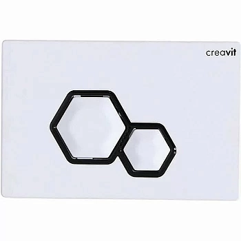 Кнопка для инсталляции Creavit DIA GP6001.02 черно-белая
