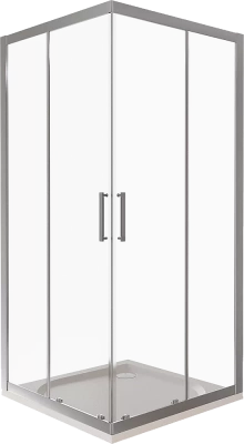 Душевой уголок Good door LATTE CR 100x100 прозрачный