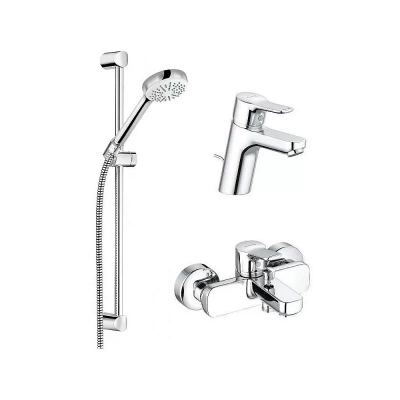 Набор смесителей Kludi Pure&Easy 376850565 хром