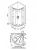 Душевой уголок Good Door GALAXY R-TD-90-C-B 90x90