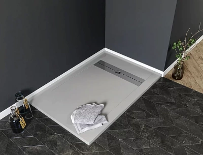 Душевой поддон Aquanet Delight 140х80 серый