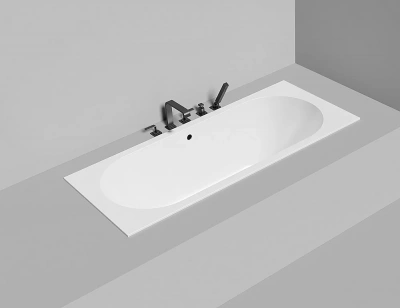 Ванна Salini Ornella AXIS S-Stone 104623MRF 170x70 белая/полностью RAL матовая