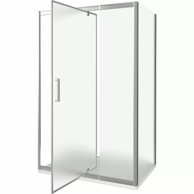 Душевой уголок Good door ORION WTW-PD+SP 90x80 стекло матовое/профиль хром