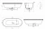 Ванна Salini Greca Meander S-Stone 103021MRH 180x80 белая/снаружи RAL матовая