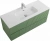 Тумба с раковиной Cezares Duet 120 DUET-N-1200-2C-SO-PS-P фисташковый софт Тумба с раковиной Cezares Duet 120 DUET-N-1200-2C-SO-PS-P фисташковый софт