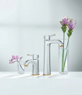 Смеситель для раковины Grohe Grandera 23303IG0 хром/золото