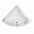 Ванна акриловая EXCELLENT Konsul SOFT WAEX.KON15.SOFT.BR 150x150 белая с гидромассажем