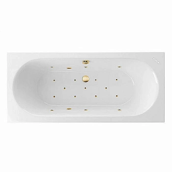Ванна акриловая EXCELLENT Oceana RELAX WAEX.OCE17.RELAX.GL 170x75 белая с гидромассажем