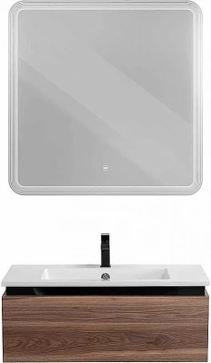 Тумба с раковиной Cezares Slider 80 SLIDER-800-1C-SO-NA орех дымчатый