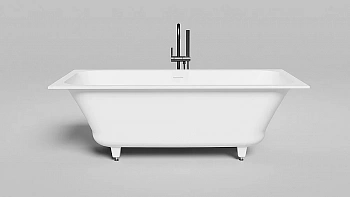 Ванна Salini Orlanda AXIS Kit S-Sense 170x75 103313G белая глянцевая