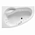 Ванна акриловая EXCELLENT Newa LINE WAEX.NEL16.LINE.CR 160x95 белая с гидромассажем