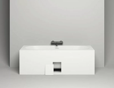 Ванна Salini ORNELLA AXIS KIT S-Sense 180x80 белая матовая