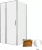 Душевой уголок Allen Brau Priority 90x80 3.31001.00G + 3.31013.00G тонированный/хром