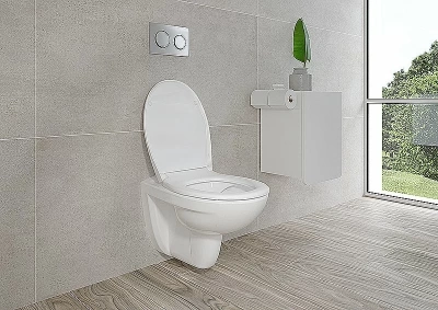 Унитаз  VitrA Normus 9773B003-7200 с инсталляцией, с крышкой микролифт, кнопка хром