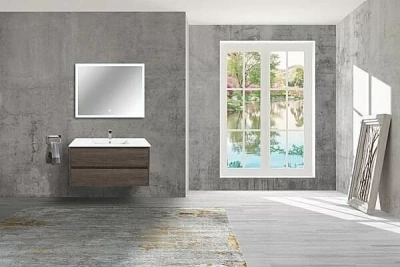 Тумба с раковиной Vincea Gio 100 R.Oak