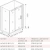 Душевой уголок Good Door Altair WTW+SP 140х100 стекло прозрачное/профиль хром
