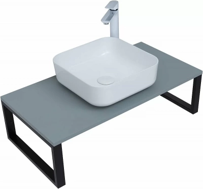 Столешница для раковины Aquanet Арт 90 мисти грин