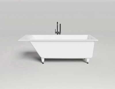 Ванна Salini Cascata S-Sense 104113GRF 170x75 белая/полностью RAL глянцевая