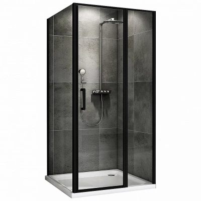 Душевой уголок ABBER Sonnenstrand AG04110BS-S85B 110x85 стекло прозрачное/профиль черный