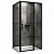 Душевой уголок ABBER Sonnenstrand AG04110BS-S85B 110x85 стекло прозрачное/профиль черный