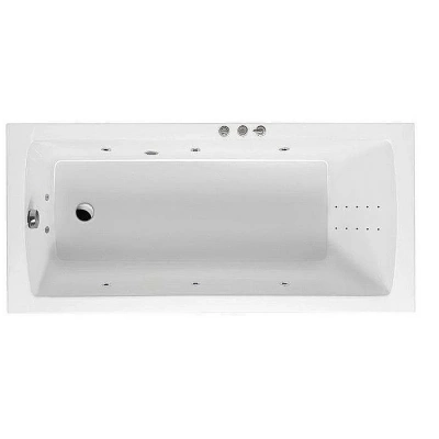 Ванна акриловая Excellent Aquaria SMART NANO WAEX.AQU17.SMARTNANO.CR 170x75 белая с гидромассажем