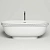 Ванна Salini GRECA MEANDER S-Stone 180x80 белая матовая с декором