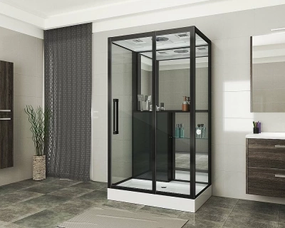 Душевая кабина Grossman GR267 80x120 прозрачная/черный