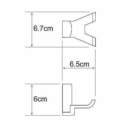 Крючок WasserKRAFT Leine K-5023DWHITE