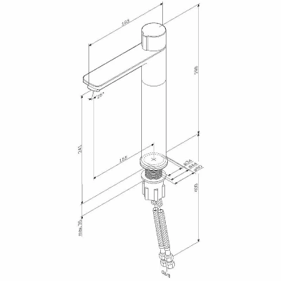 Смеситель для раковины AM.PM X-Joy F85A92500