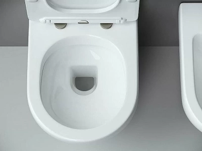Унитаз подвесной Ceramica Nova Metropol CN4002_1001M_1000  безободковый, с крышкой микролифт, с инсталляцией и белой кнопкой хром матовый