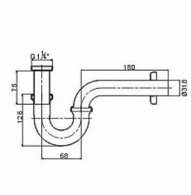Сифон для раковины Rav-Slezak MD0544 хром