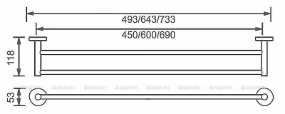 Полотенцедержатель Aquanet 264913