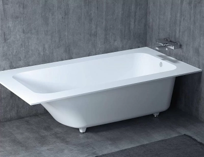 Ванна Salini Orlanda VASTA S-Stone Solix 190х100 белая/внутри RAL матовая