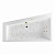 Ванна акриловая EXCELLENT Sfera ULTRA WAEX.SFL17.ULTRA.GL 170x100 белая с гидромассажем