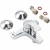 Набор смесителей для ванной Grohe Eurosmart 124446 хром