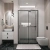 Душевая дверь Grossman Style 110 100.K33.05.110.21.02 стекло шиншилла/профиль черный матовый