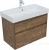 Тумба с раковиной Aquanet Nova Lite 249954 85 дуб рустикальный